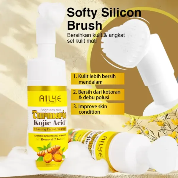 Turmeric Kojic Acid Facial Cleanser - Image 4