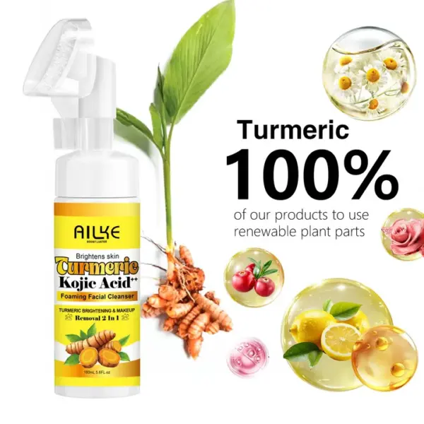 Turmeric Kojic Acid Facial Cleanser - Image 7